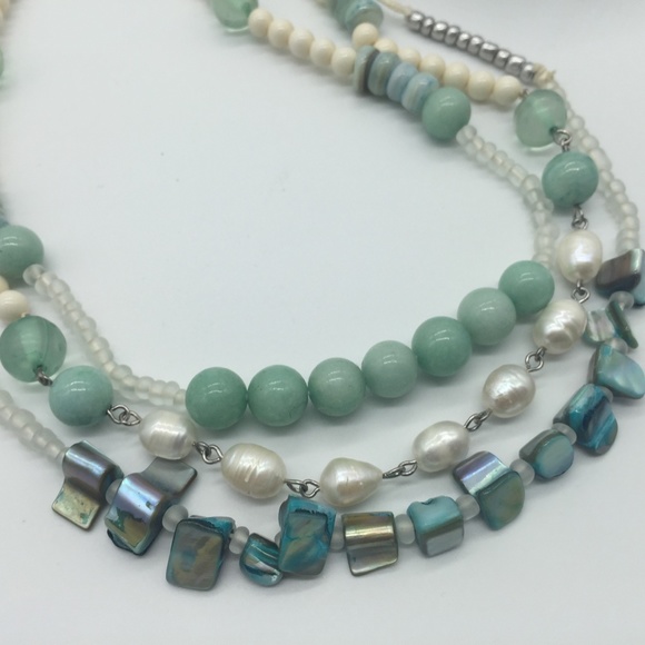 J.Jill NEW Very Pretty Semiprecious Necklace NWT - Picture 4 of 6